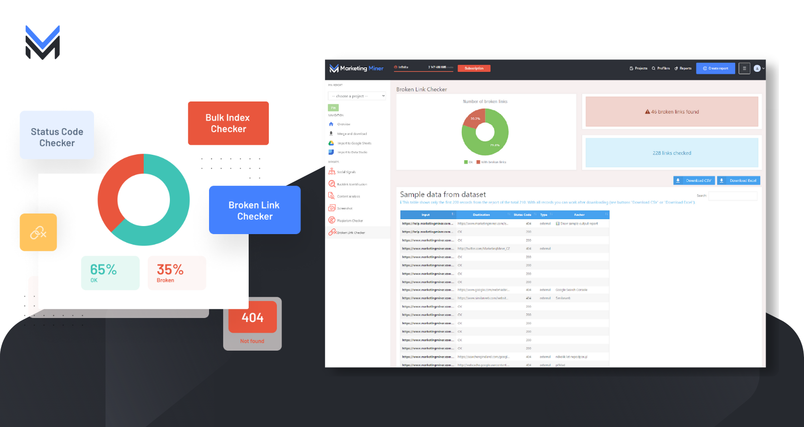 screenshot of Marketing Miner
